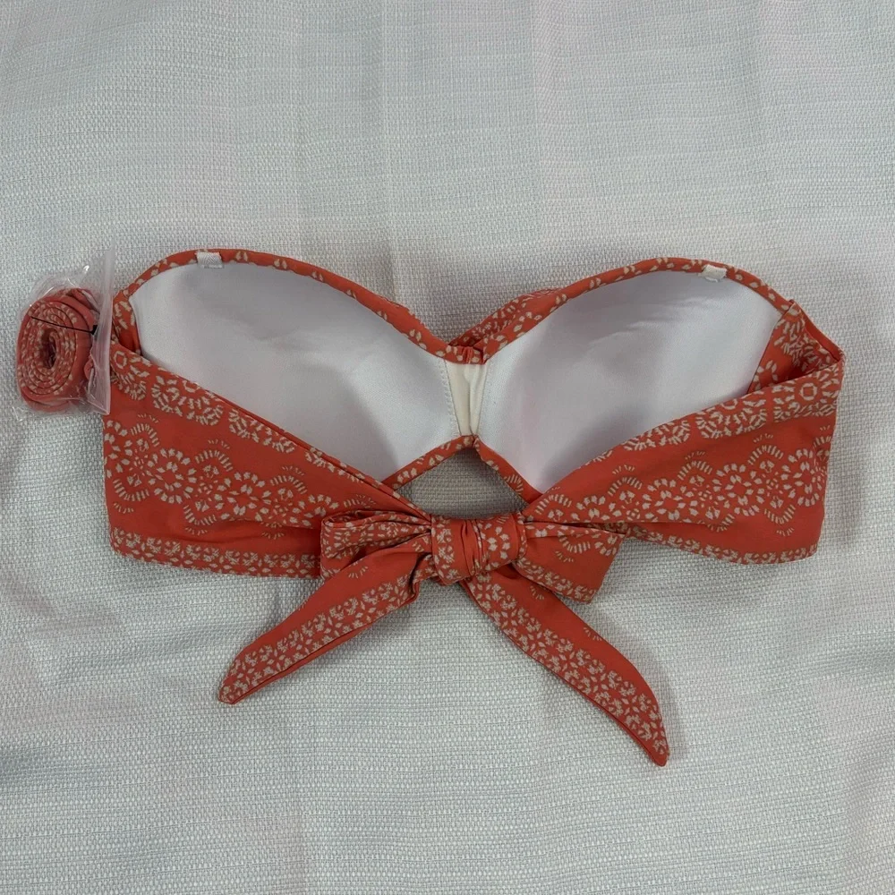 NWOT Robin Piccone Bandeau Bikini Top Sz S | Robin Piccone Bikini | Swim Top - - Picture 2 of 7